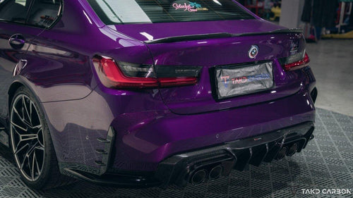 TAKD Carbon Fiber Rear Diffuser & Canards for BMW M4 G82 G83 2021-ON - Performance SpeedShop