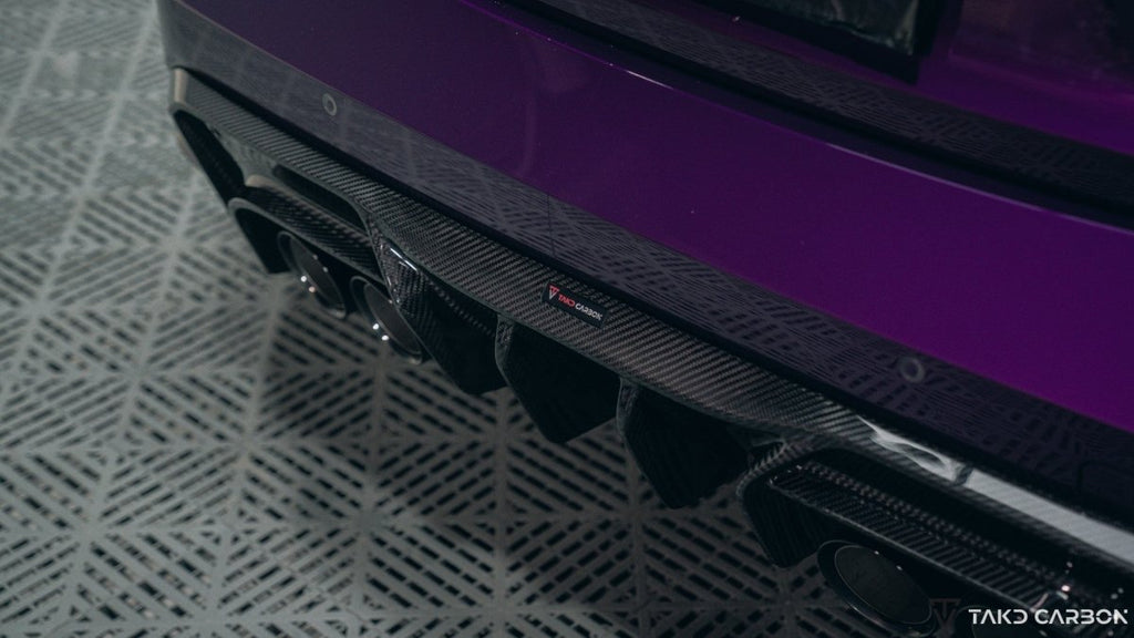 TAKD Carbon Fiber Rear Diffuser & Canards for BMW M4 G82 G83 2021-ON - Performance SpeedShop