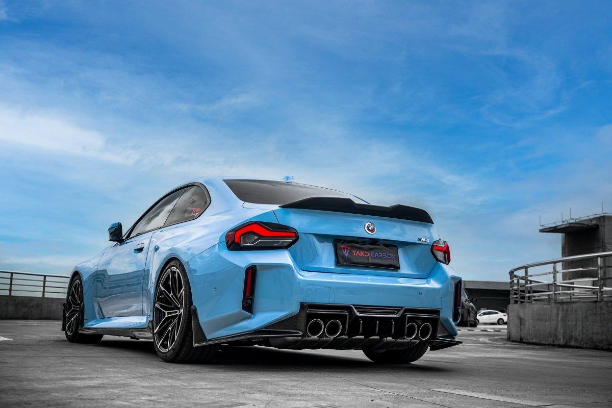 BMW M2 / M2C G87 Aftermarket Parts - TAKD Carbon Rear Diffuser Carbon ...