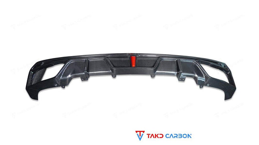 BMW X5 G05 M50i & X/S Drive 40i (with M-Package) (fits both Pre-LCI & LCI) 2019-ON with Aftermarket Parts - Rear Diffuser Pre-preg Carbon Fiber from TAKD Carbon