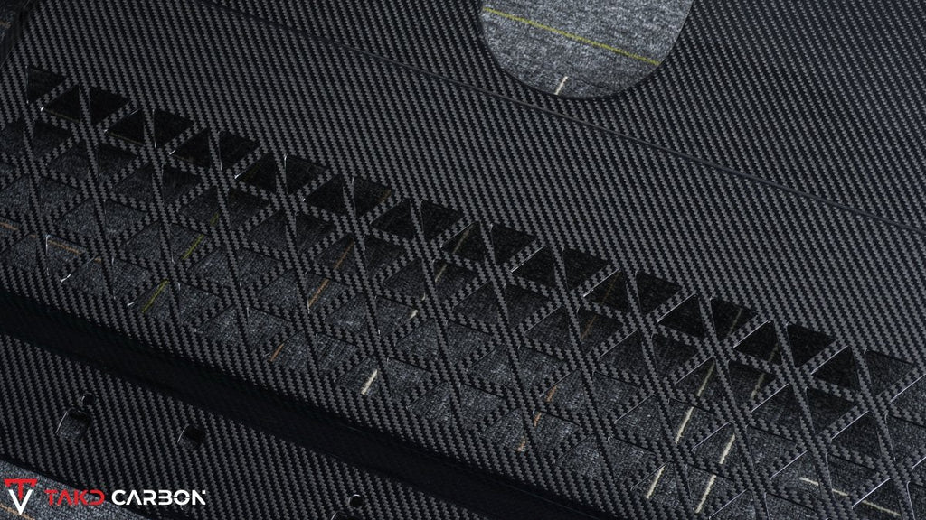 TAKD Carbon Fiber Skid Plate for BMW M3 G80 & M4 G82 G83 2021-ON - Performance SpeedShop