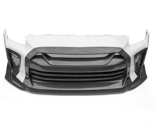 TS Style Front Bumper & Front Lip for Nissan GTR GT-R R35 2008-2022 - Performance SpeedShop