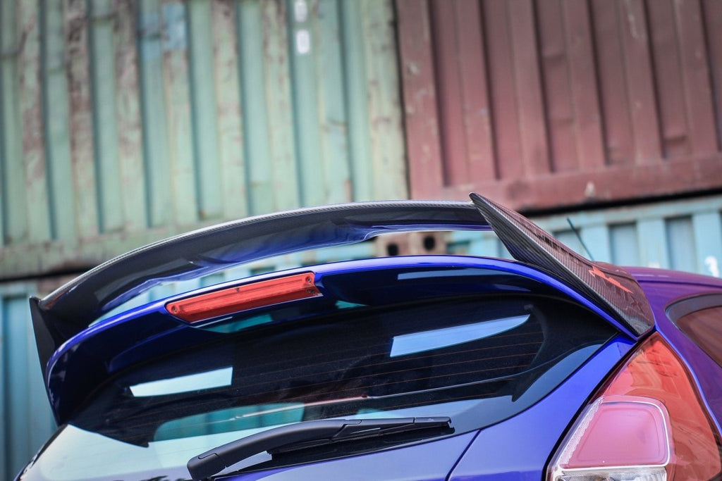 Ventus Veloce Carbon Fiber 2014 2015 2016 2017 Ford Fiesta ST Rear Spoiler - Performance SpeedShop