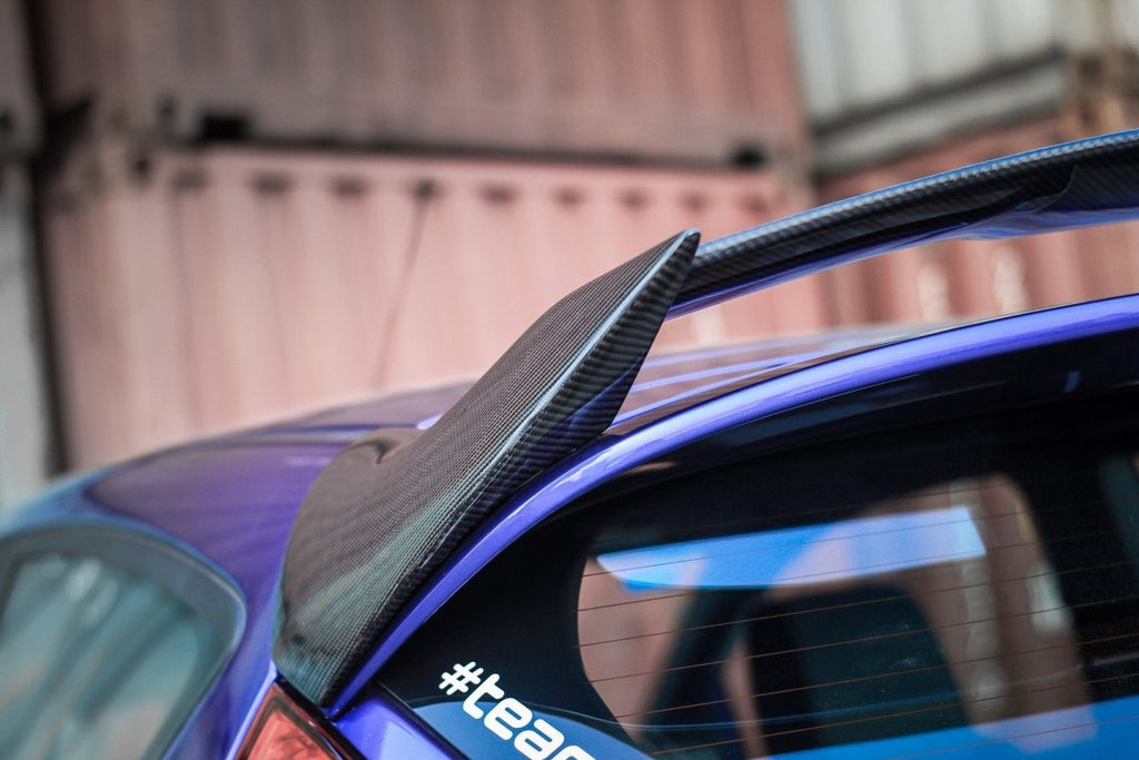 Ventus Veloce Carbon Fiber 2014 2015 2016 2017 Ford Fiesta ST Rear Spoiler - Performance SpeedShop