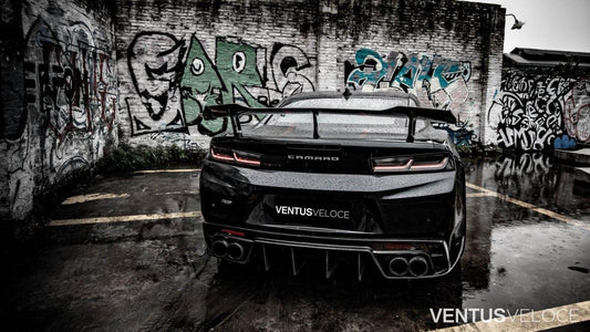 Ventus Veloce Carbon Fiber 2016 2017 2018 2019 2020 Chevrolet Camaro Rear Spoiler - Performance SpeedShop