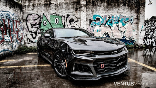 Ventus Veloce Carbon Fiber 2016 2017 2018 2019 2020 Chevrolet Camaro Side Skirts - Performance SpeedShop