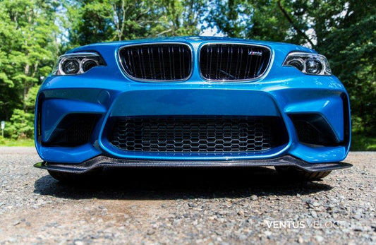 Ventus Veloce Carbon Fiber 2016 2017 2018 BMW M2 Front Splitter - Performance SpeedShop