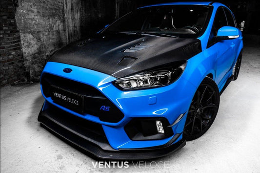 Ventus Veloce Carbon Fiber 2016 2017 2018 Focus RS Front Canards - Performance SpeedShop