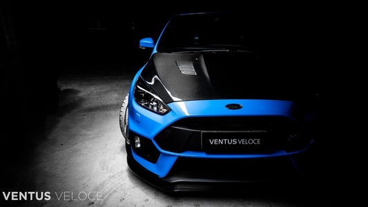 Ventus Veloce Carbon Fiber 2016 2017 2018 Focus RS Upper Front Lip - Performance SpeedShop