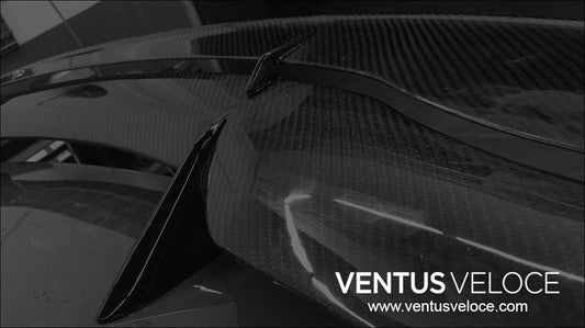 Ventus Veloce Carbon Fiber 2016 - 2018 Focus RS / 2012-2018 Focus ST Rear Spoiler - Performance SpeedShop