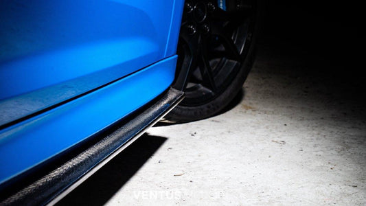 Ventus Veloce Carbon Fiber 2016-2018 Focus RS / 2012-2018 Focus ST Side Skirt - Performance SpeedShop