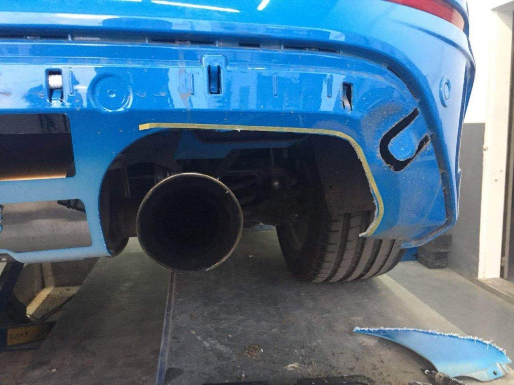 Ventus Veloce Carbon Fiber 2016 - 2018 Focus RS Rear Diffuser Quad Tip ...