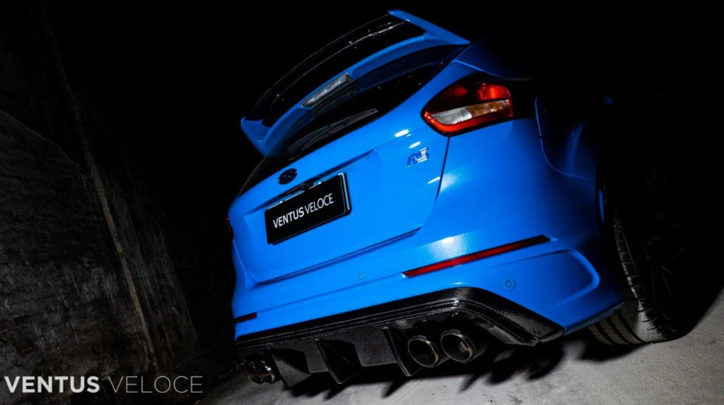 Ventus Veloce Carbon Fiber 2016 - 2018 Focus RS Rear Diffuser Quad Tip ...