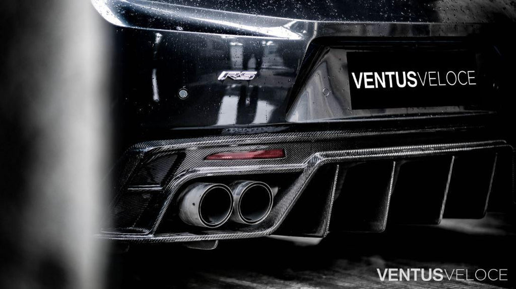 Ventus Veloce Carbon Fiber 2016-2021 Chevrolet Camaro Rear Diffuser ...