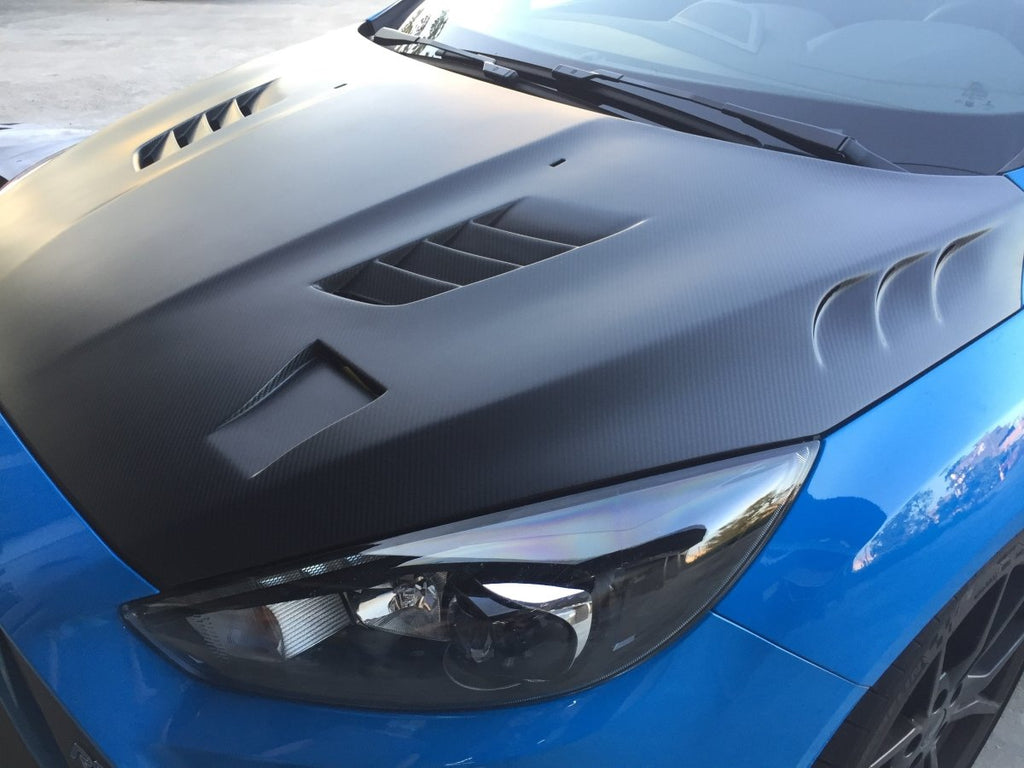 Ventus Veloce Carbon Fiber Focus RS MK3 /Focus ST Facelift Bonnet/Hood - Performance SpeedShop