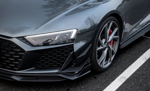 Ventus Veloce Carbon Fiber Front Bumper Canards for Audi R8 2020-2023 - Performance SpeedShop