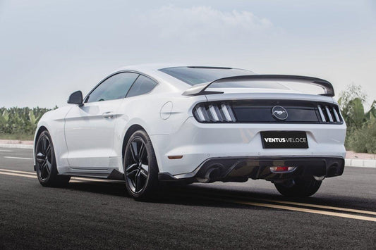 Ventus Veloce Carbon Fiber GT350 Style Rear Spoiler for 2015- 2020 Ford Mustang S550.1 S550.2 - Performance SpeedShop