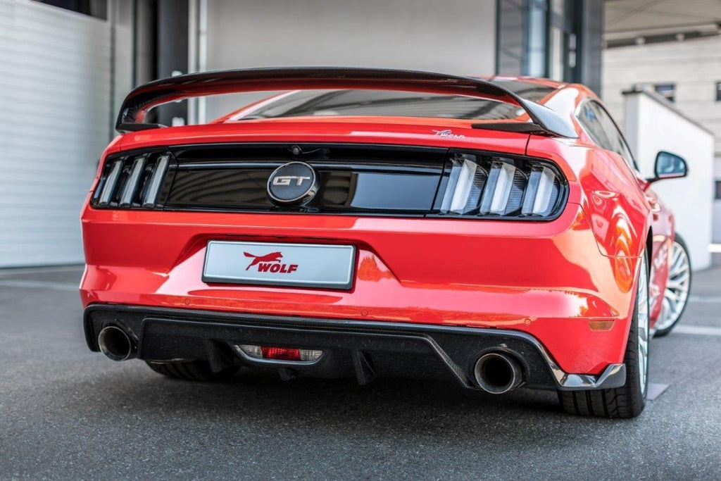 2015 - 2023 Mustang Carbon Fiber GT350R Style Rear Spoiler