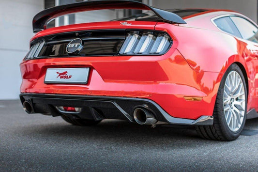 Ventus Veloce Carbon Fiber Rear Diffuser 2015-2022 Ford Mustang - Performance SpeedShop