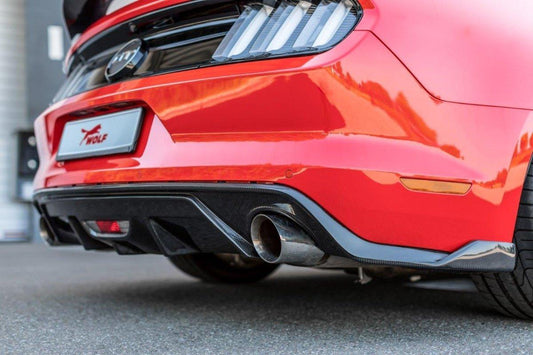 Ventus Veloce Carbon Fiber Rear Diffuser 2015-2022 Ford Mustang - Performance SpeedShop