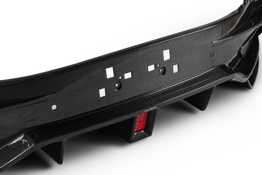 Ventus Veloce Carbon Fiber Rear Diffuser & Canards for Aston Martin DB ...