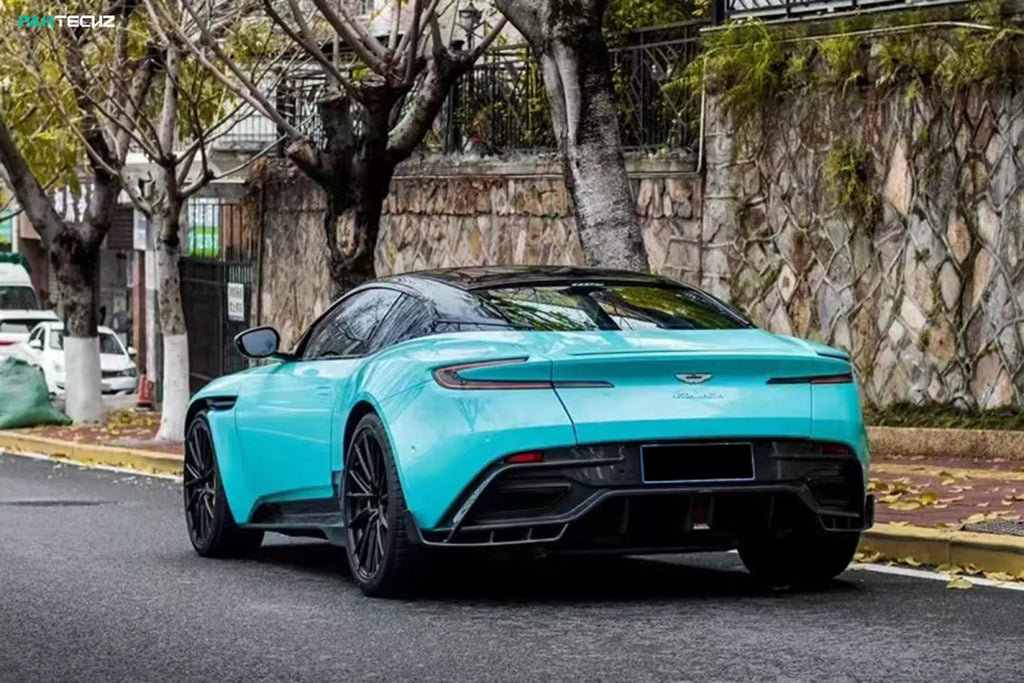 Ventus Veloce Carbon Fiber Rear Diffuser & Canards for Aston Martin DB ...