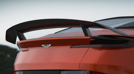 Aston Martin DB11 V8 V12 2017 2018 2019 2020 2021 2022 2023 with Aftermarket Parts - Rear Spoiler Wing Carbon Fiber from Ventus Veloce