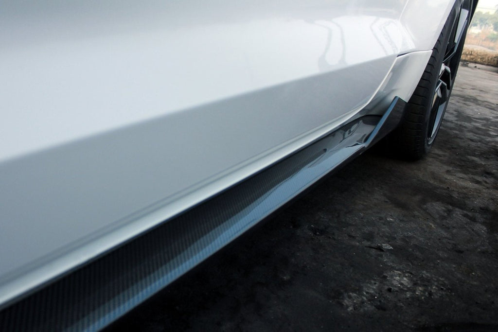 Ventus Veloce Carbon Fiber Side Skirts for 2015 - 2017 Ford Mustang S550.1 - Performance SpeedShop
