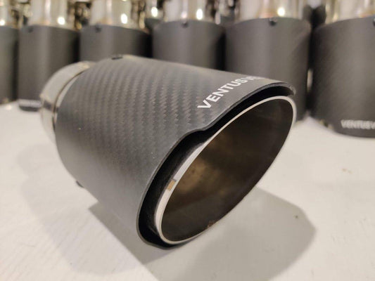 Ventus Veloce Universal Carbon Fiber Exhaust Tip Tips - Performance SpeedShop