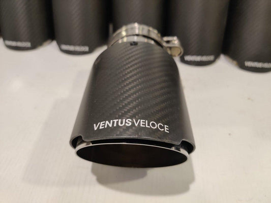 Ventus Veloce Universal Carbon Fiber Exhaust Tip Tips - Performance SpeedShop