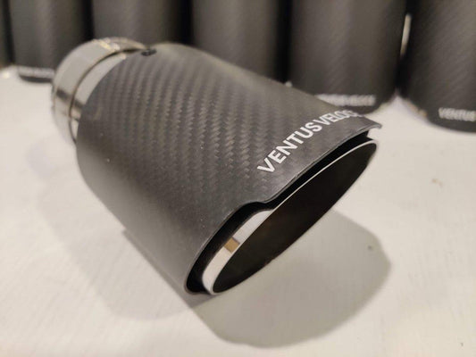 Ventus Veloce Universal Carbon Fiber Exhaust Tip Tips - Performance SpeedShop