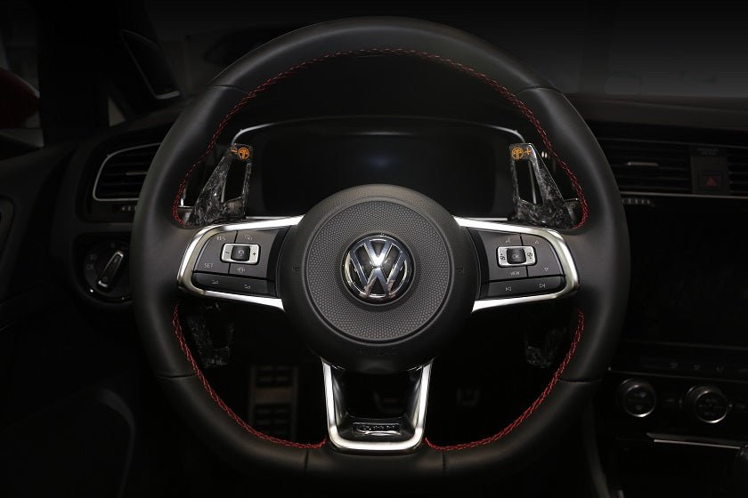 Volkswagen Golf GTI Golf R Forged Carbon / Luminous Wheel Paddle Shifter - Performance SpeedShop