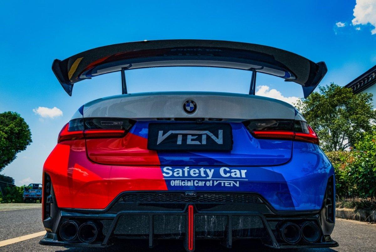 330i Rear Diffuser Stock BMW 3 Series 330i M340i G20 G21 LCI Aftermarket Parts - VTEN Rear ...
