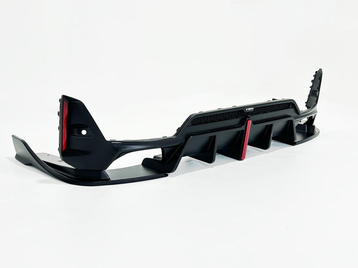 330i Rear Diffuser Stock BMW 3 Series 330i M340i G20 G21 LCI Aftermarket Parts - VTEN Rear ...