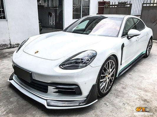 WARHEAD SPEED DRY Carbon Fiber Front Lip For Porsche Panamera 971 Base Version 2017-ON - Performance SpeedShop