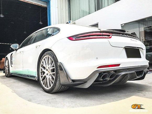 WARHEAD SPEED DRY Carbon Fiber Rear Diffuser For Porsche Panamera 971 / Turbo / GTS 2017-ON - Performance SpeedShop