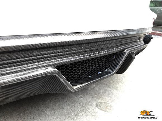 WARHEAD SPEED DRY Carbon Fiber Rear Diffuser For Porsche Panamera 971 / Turbo / GTS 2017-ON - Performance SpeedShop