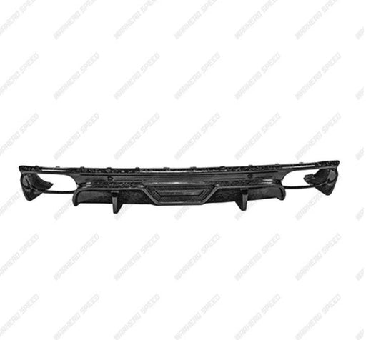 WARHEAD SPEED DRY Carbon Fiber Rear Diffuser For Porsche Panamera 971 / Turbo / GTS 2017-ON - Performance SpeedShop