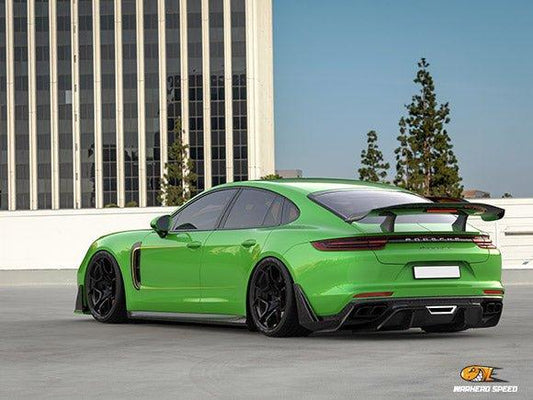 WARHEAD SPEED DRY Carbon Fiber Rear Spoiler For Porsche Panamera 971 / Turbo / GTS 2017-ON - Performance SpeedShop