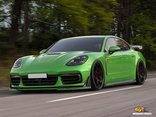 WARHEAD SPEED DRY Carbon Fiber Side Skirts For Porsche Panamera 971 / Turbo / GTS 2017-ON - Performance SpeedShop